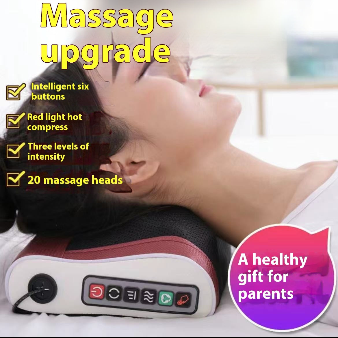 Cervical Massage Pillow Multifunctional Waist Massager