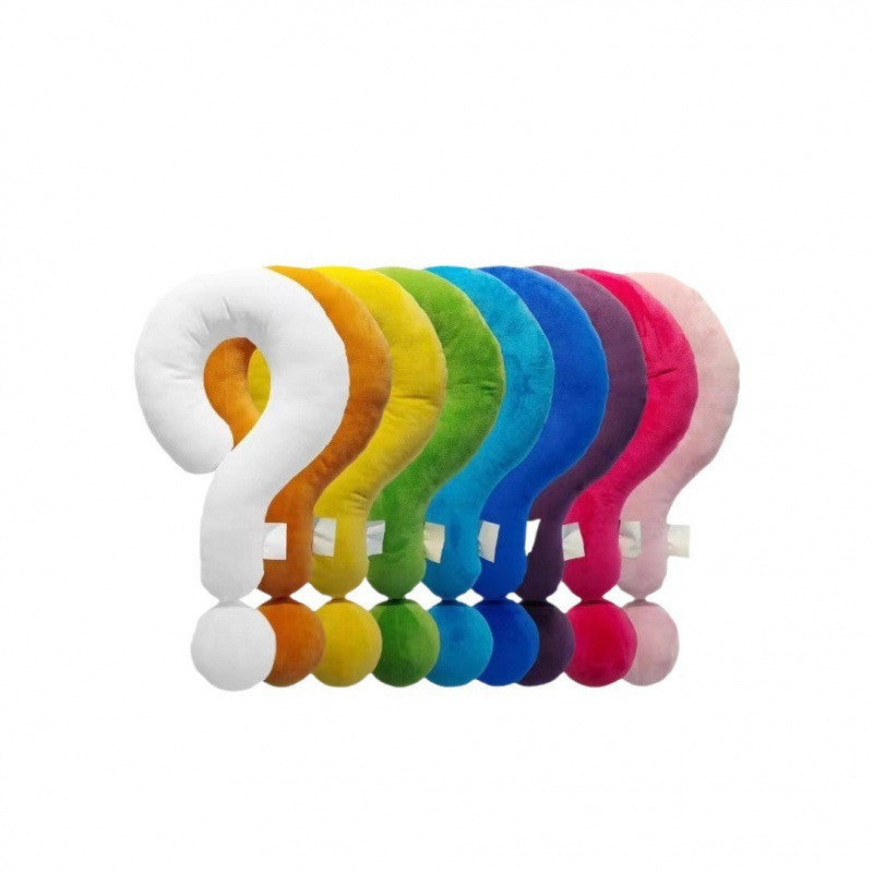 Question Mark Neck Pillow Comfortable Fabric