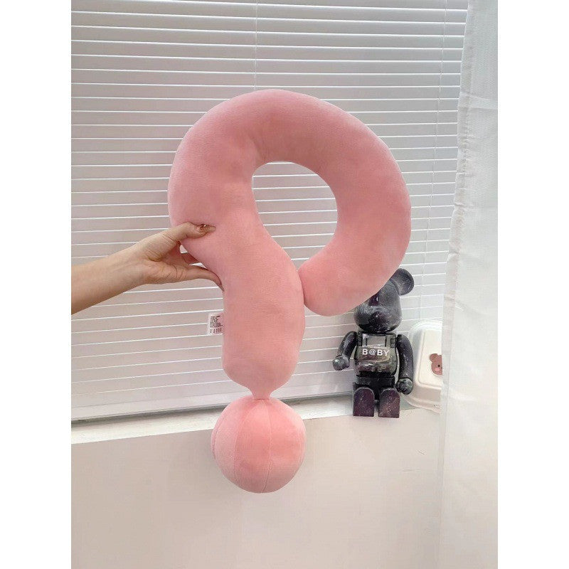 Question Mark Neck Pillow Comfortable Fabric