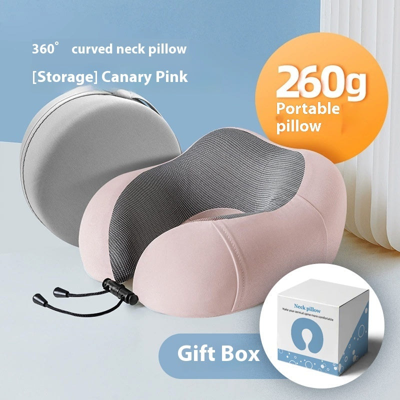 Travel Portable U-shape Pillow Airplane Pillow Neck