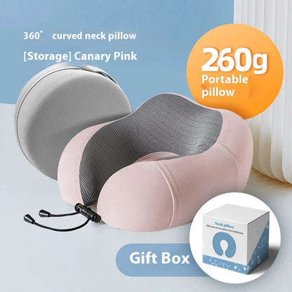 Travel Portable U-shape Pillow Airplane Pillow Neck