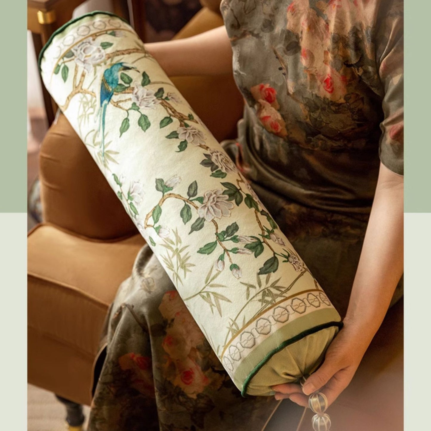 Arhat Bed Sofa Long Round Arm Rest