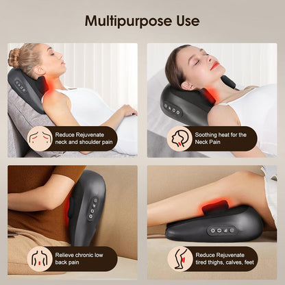 Neck Massager Shoulder And Neck Massage Pillow Lumbar Spine Massage Instrument